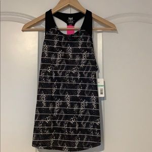 Racerback athletic tank top